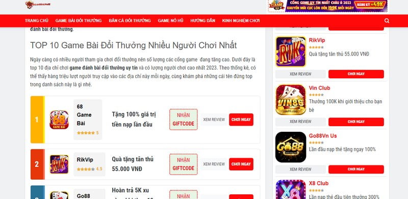 Nhận mã quà tặng không giới hạn bằng cách chơi các game cấp độ 32Win - 32Win