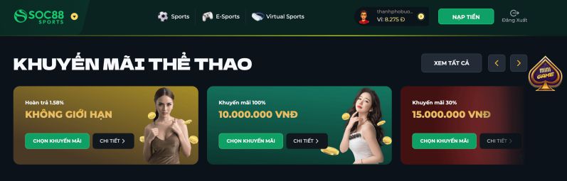 Các chương trình khuyến mãi mới nhất trên trang web 23Vip Games - 23Vip